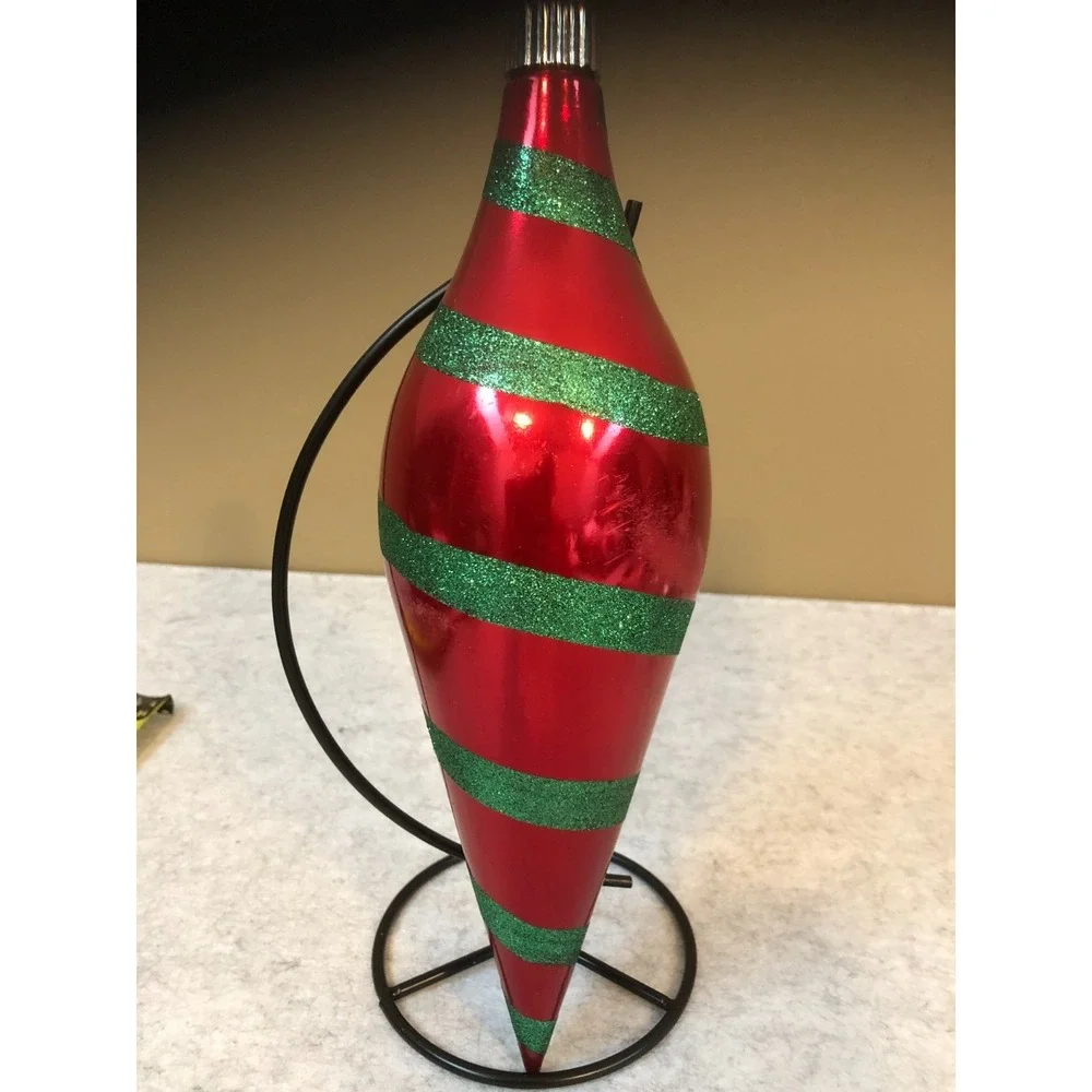 Lot of 2 ~ Jumbo Christmas Ornaments ~ 13